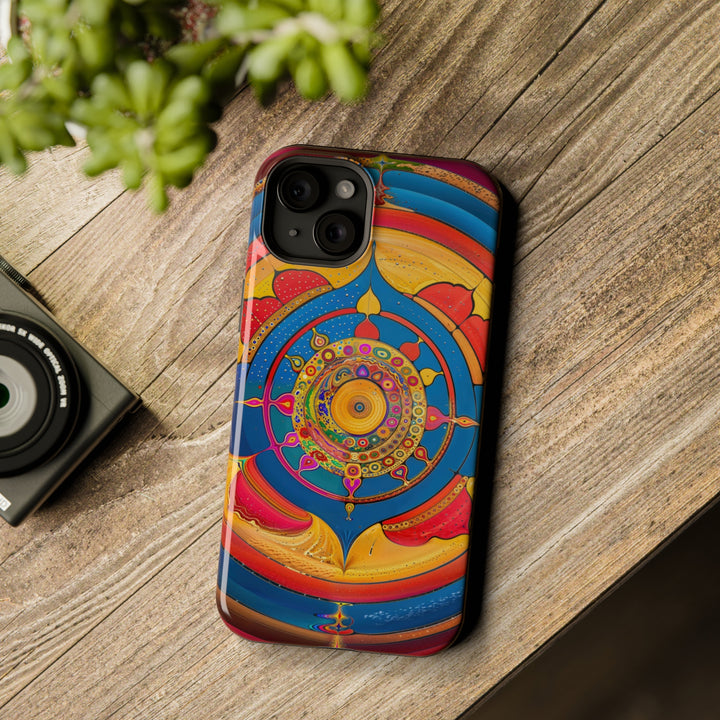 Vibrant Cosmic Spiral - MagSafe Tough Case