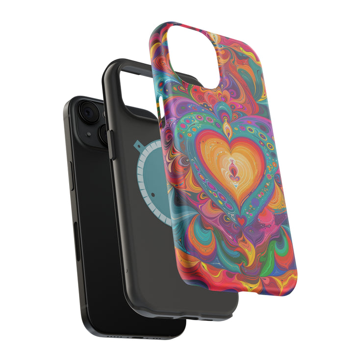 Vibrant Swirling Heart - MagSafe Tough Case