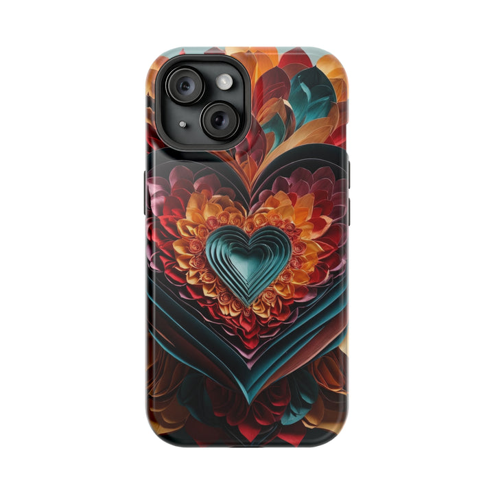 Multilayered Floral Heart - MagSafe Tough Case