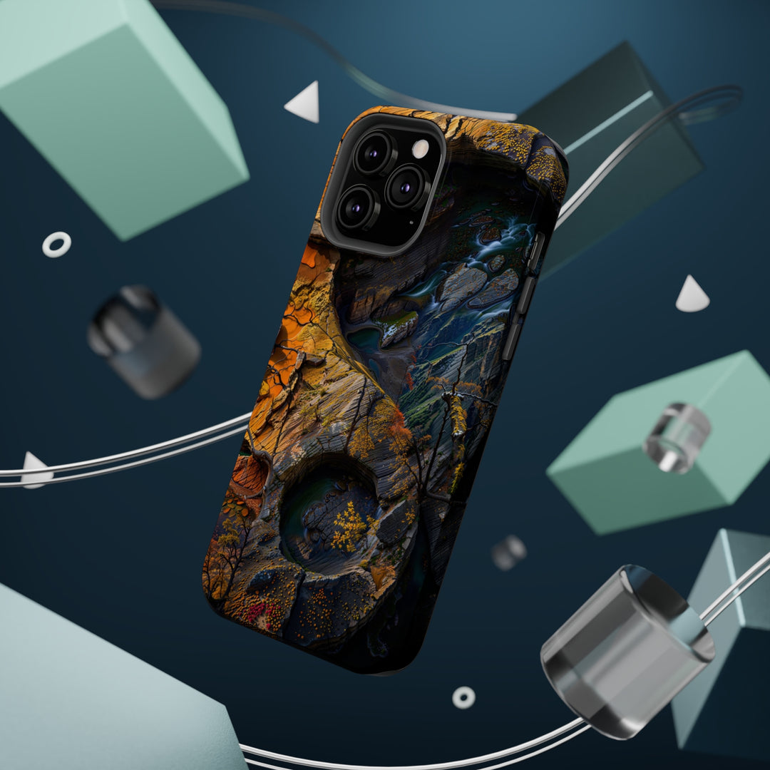 Autumn Geometric Contrast - MagSafe Tough Case