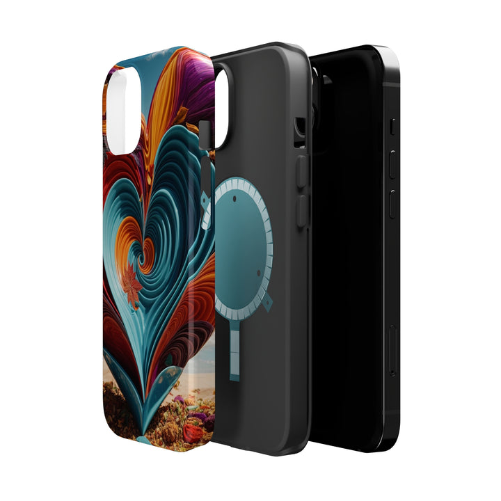 Vibrant Heart Spiral - MagSafe Tough Case