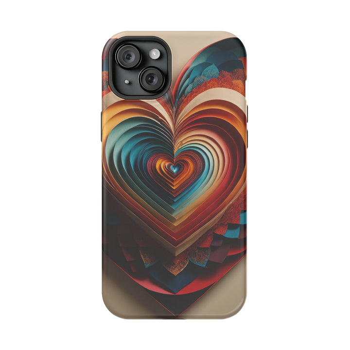 Vibrant Paper Heart - MagSafe Tough Case