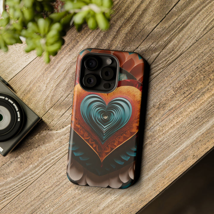 Layered Heart Artwork - MagSafe Tough Case