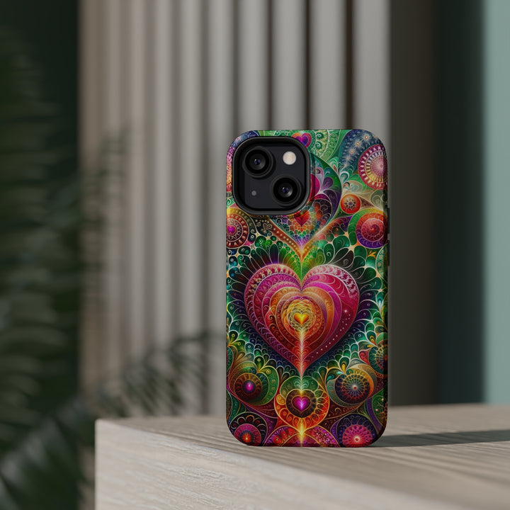 Kaleidoscopic Heart Symphony - MagSafe Tough Case