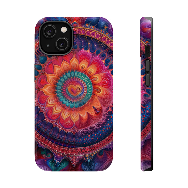 Vibrant Spiral Mandala - MagSafe Tough Case