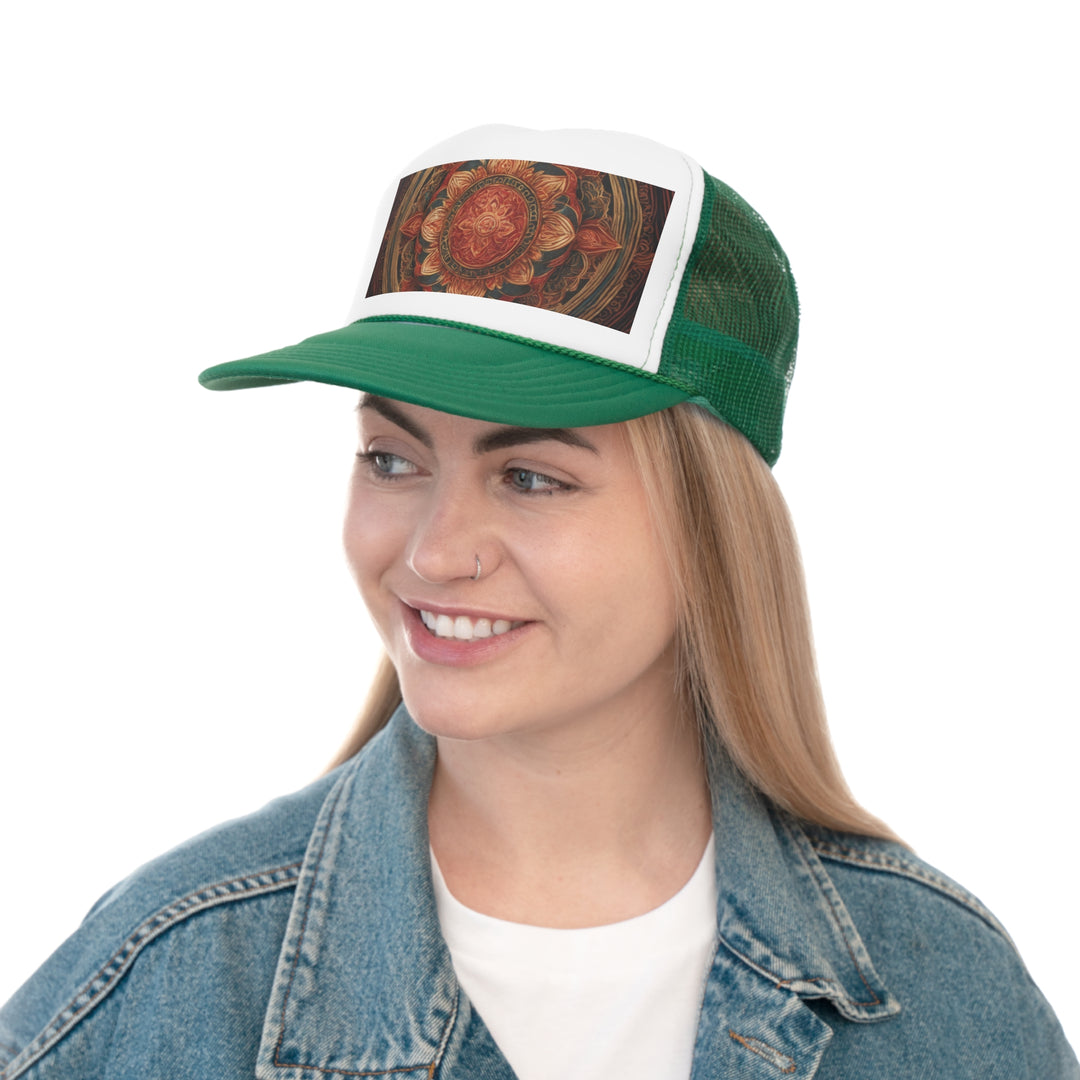 Ornate Lotus Mandala - Trucker Hat