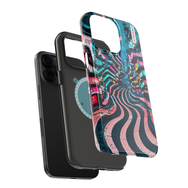 Vibrant Urban Waves - MagSafe Tough Case