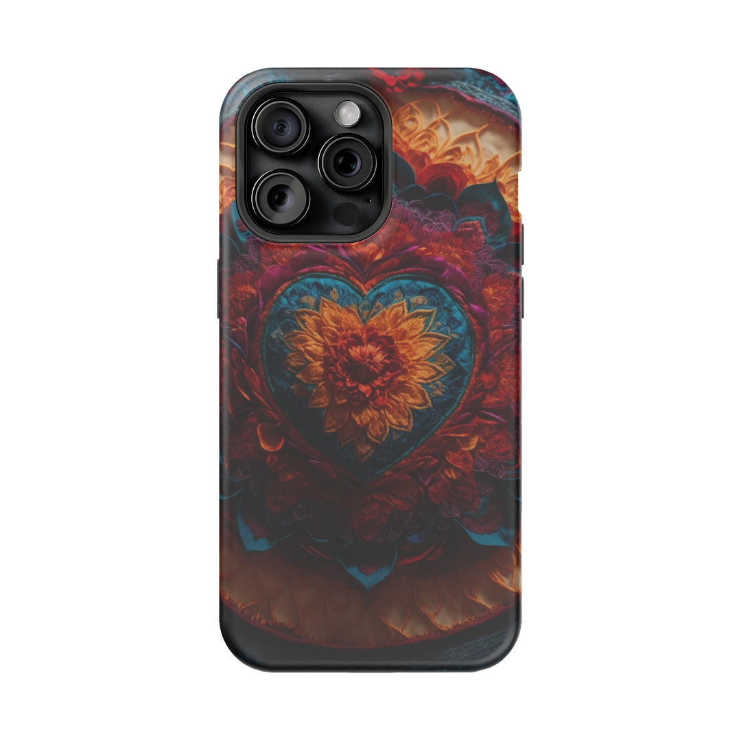 Radiant Floral Mandala - MagSafe Tough Case