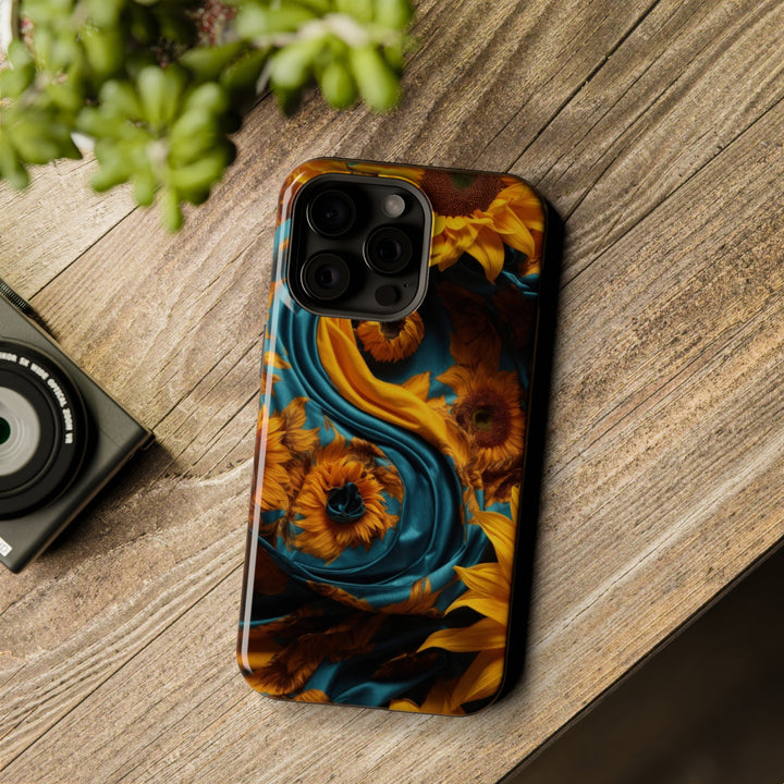 Sunflower Satin Swirl - MagSafe Tough Case