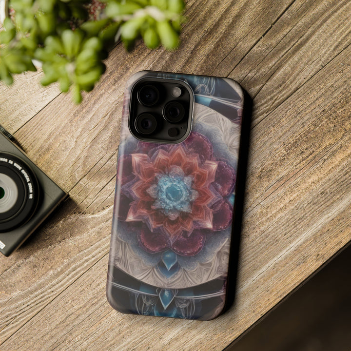 Symmetrical Crystal Bloom - MagSafe Tough Case