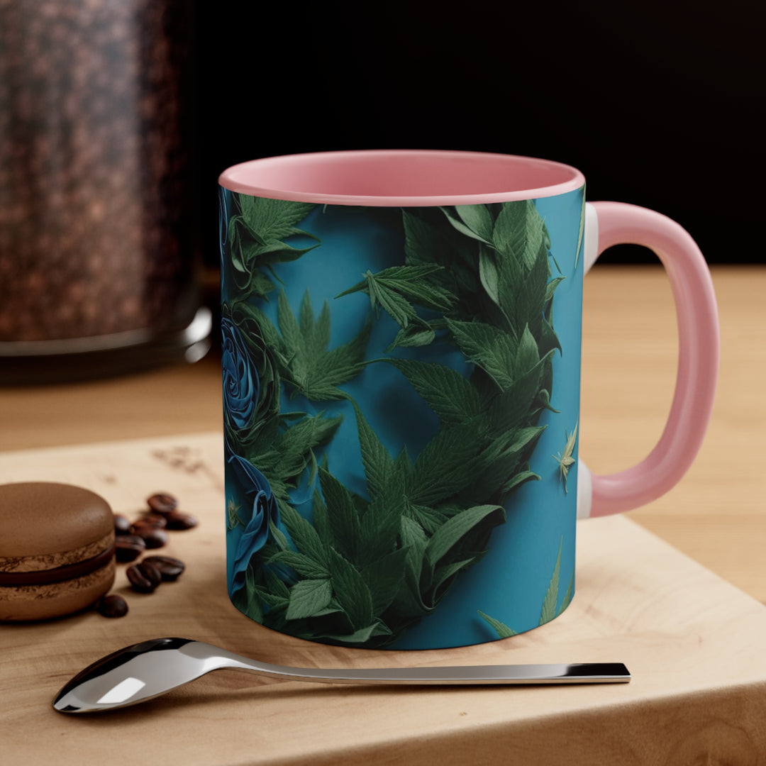 Botanical Dual Heart - Accent Coffee Mug