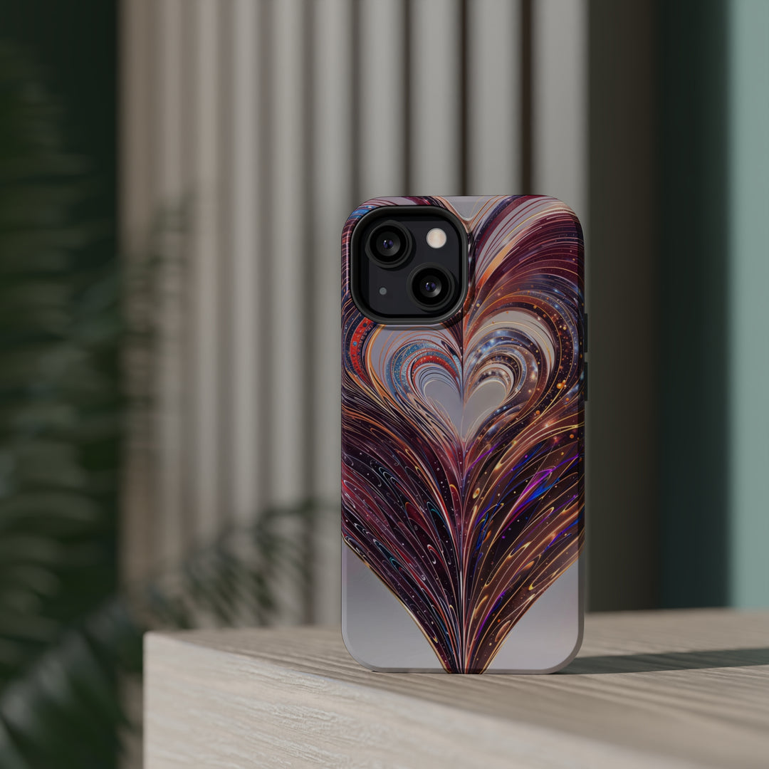 Luminous Swirling Heart - MagSafe Tough Case