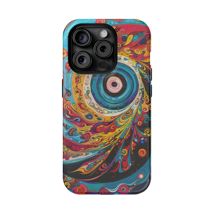 Vibrant Cosmic Swirl - MagSafe Tough Case