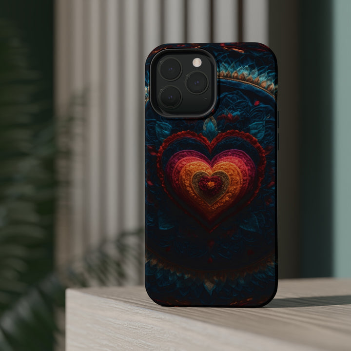 Nested Heart Tapestry - MagSafe Tough Case