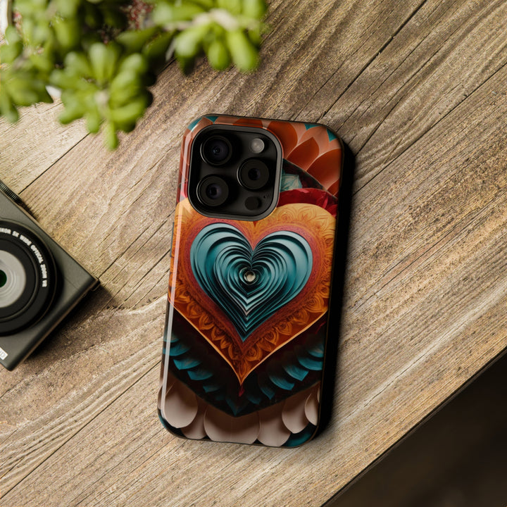 Layered Heart Artwork - MagSafe Tough Case