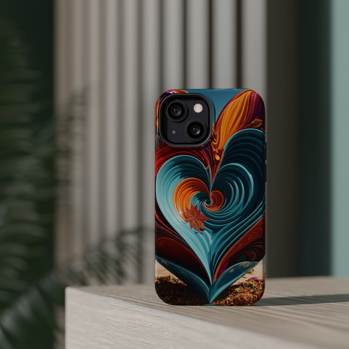 Vibrant Heart Spiral - MagSafe Tough Case