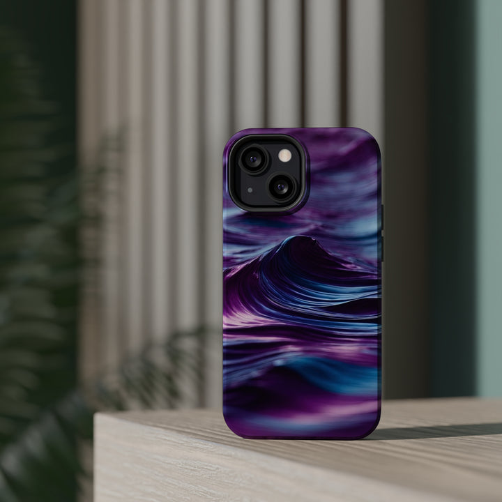 Purple Ocean Waves - MagSafe Tough Case