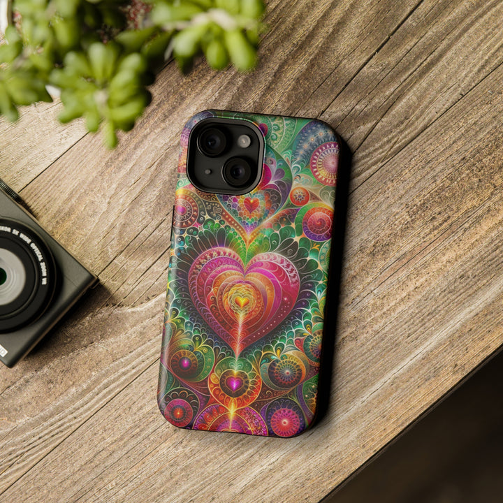Kaleidoscopic Heart Symphony - MagSafe Tough Case