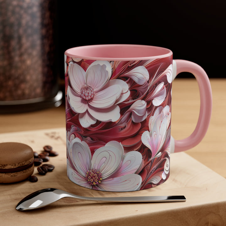 Swirling Floral Abundance - Accent Coffee Mug