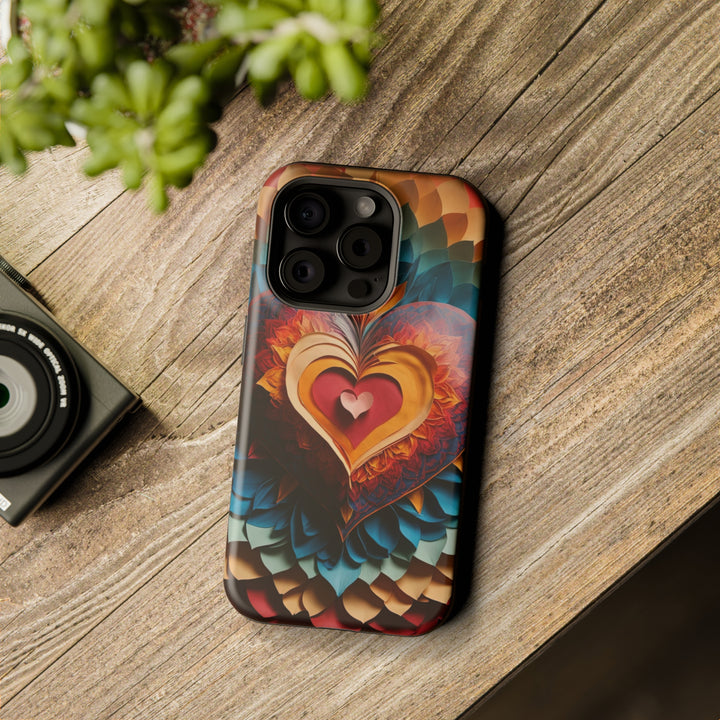 Radiant Heart Bloom - MagSafe Tough Case