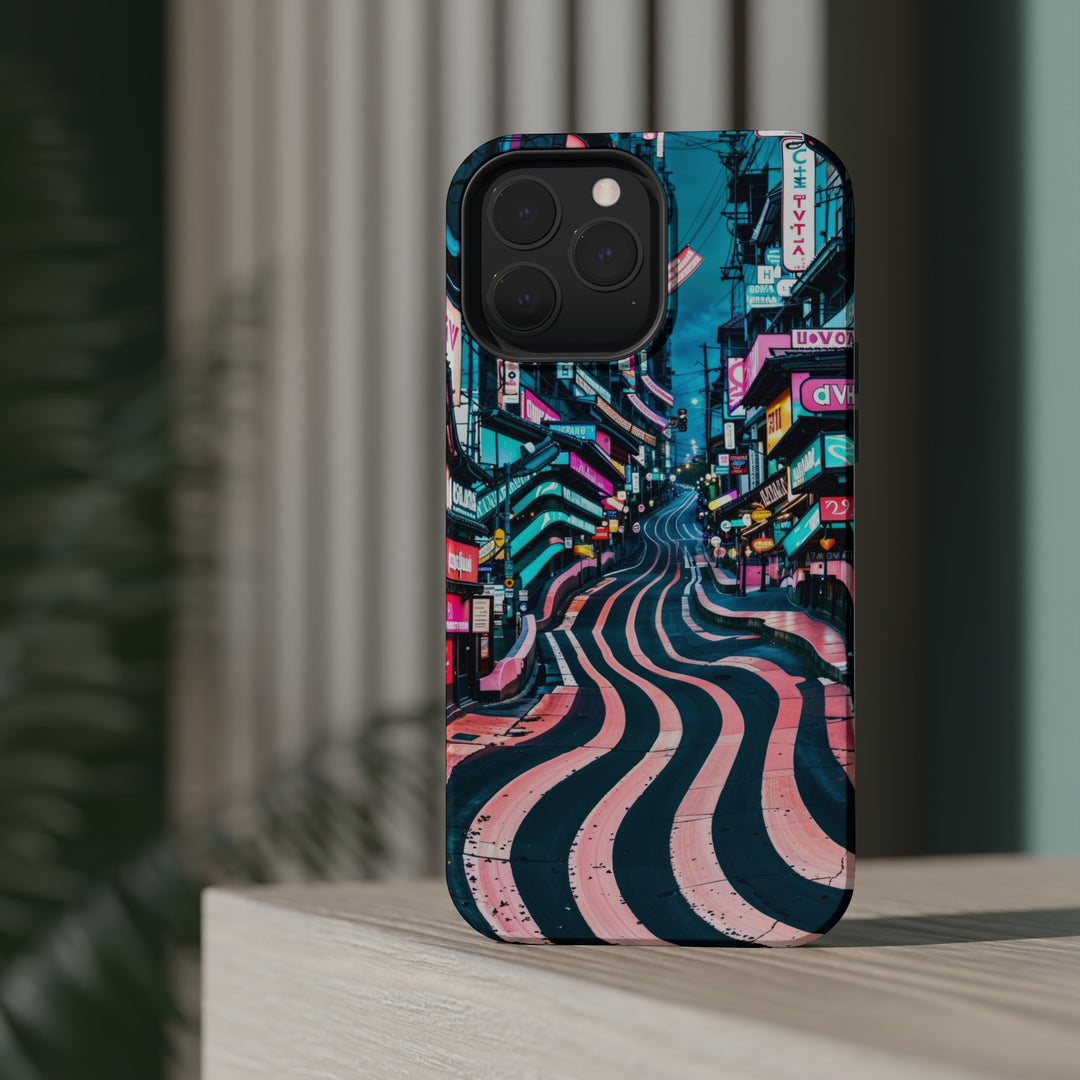 Vibrant Urban Waves - MagSafe Tough Case