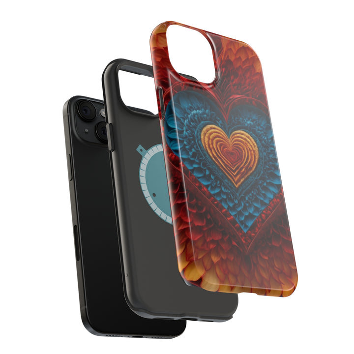 Vibrant Heart Layers - MagSafe Tough Case