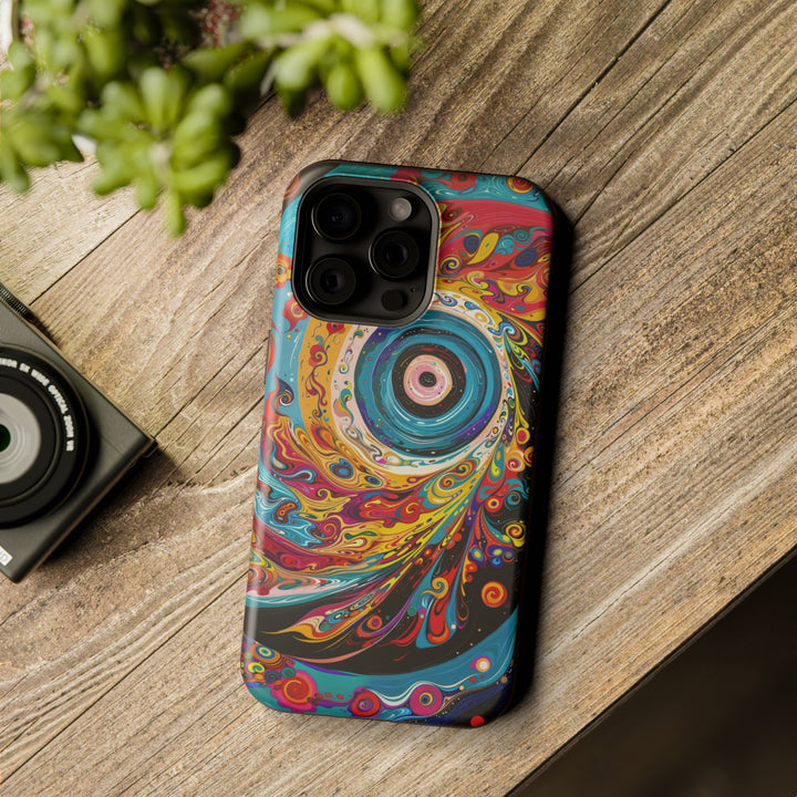 Vibrant Cosmic Swirl - MagSafe Tough Case