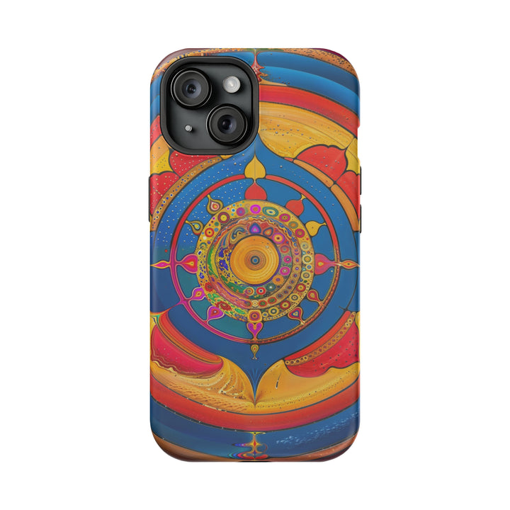 Vibrant Cosmic Spiral - MagSafe Tough Case