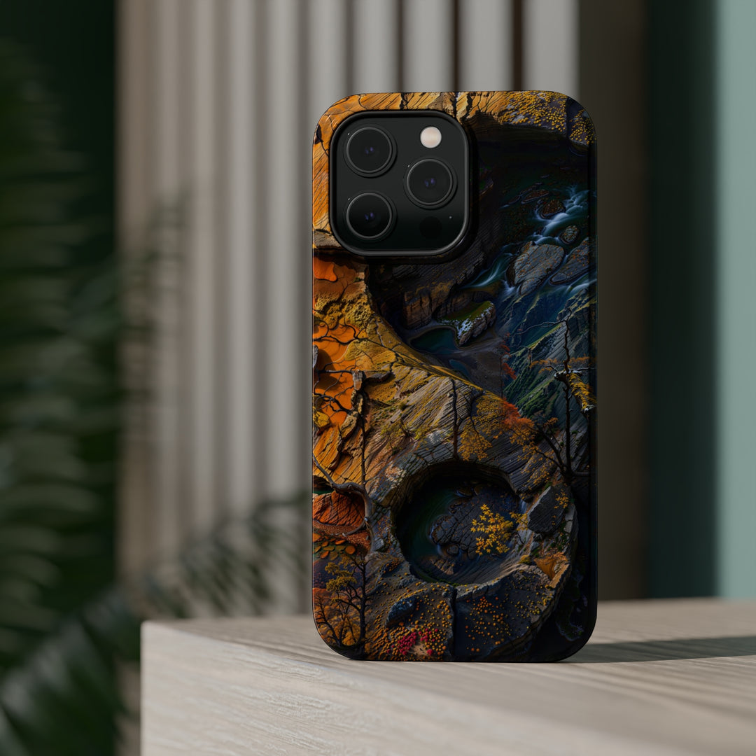 Autumn Geometric Contrast - MagSafe Tough Case