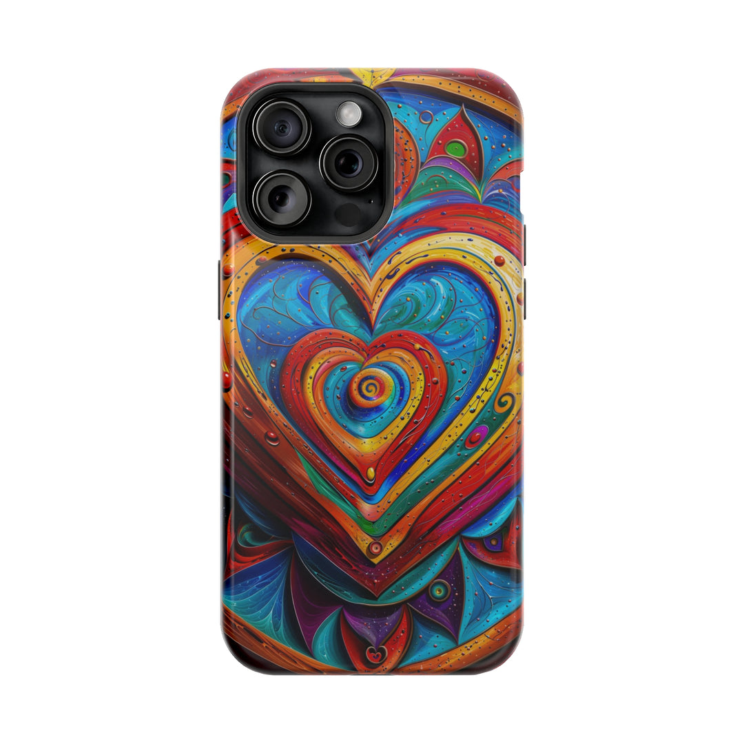 Vibrant Love Spiral - MagSafe Tough Case