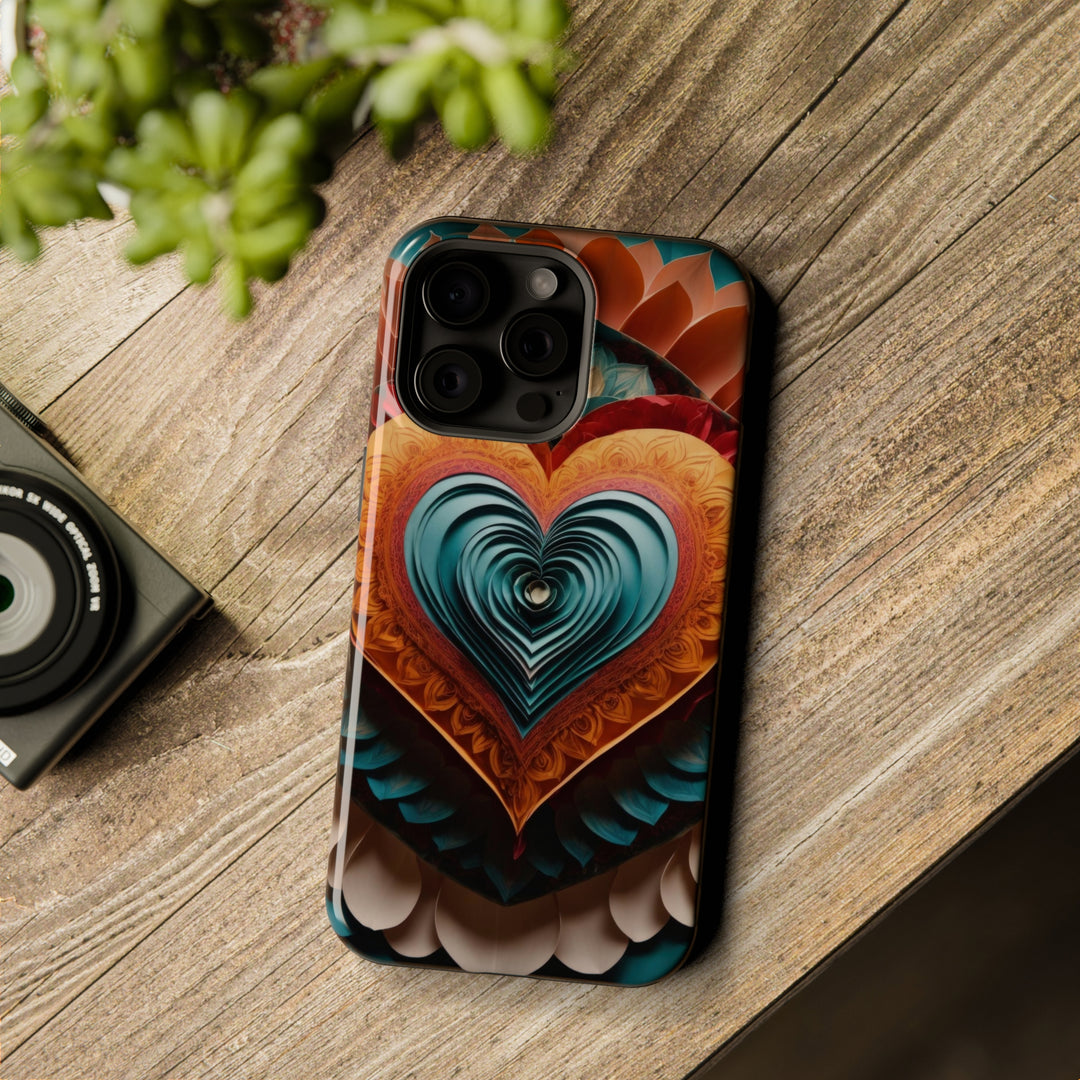 Layered Heart Artwork - MagSafe Tough Case