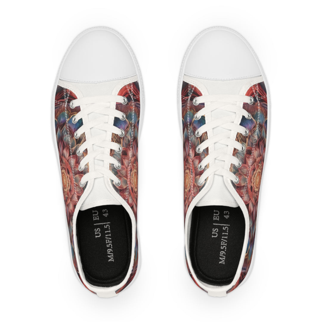 Ethereal Floral Mandala - Men's Lowtop Sneakers