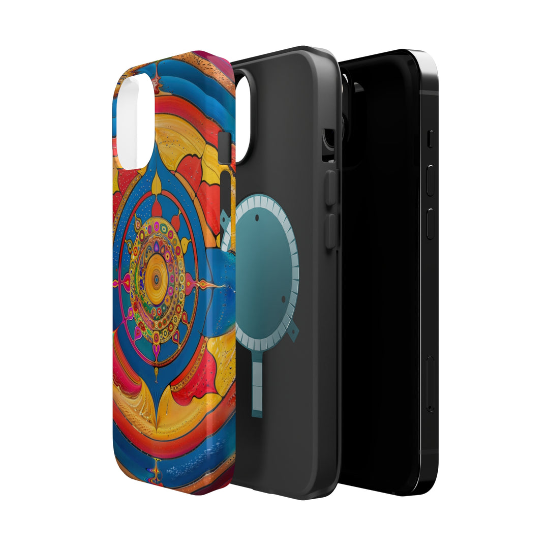 Vibrant Cosmic Spiral - MagSafe Tough Case