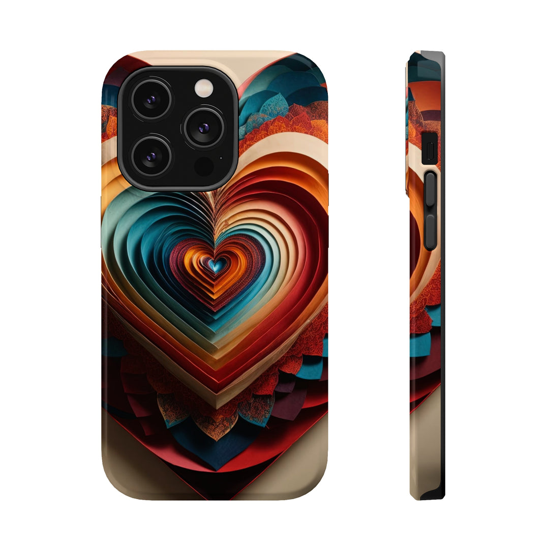 Vibrant Paper Heart - MagSafe Tough Case