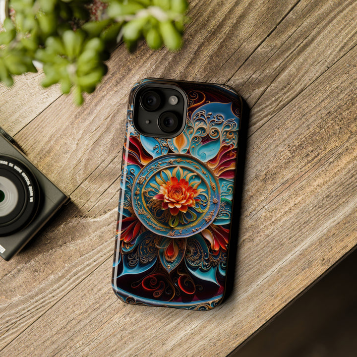 Intricate Floral Mandala - MagSafe Tough Case