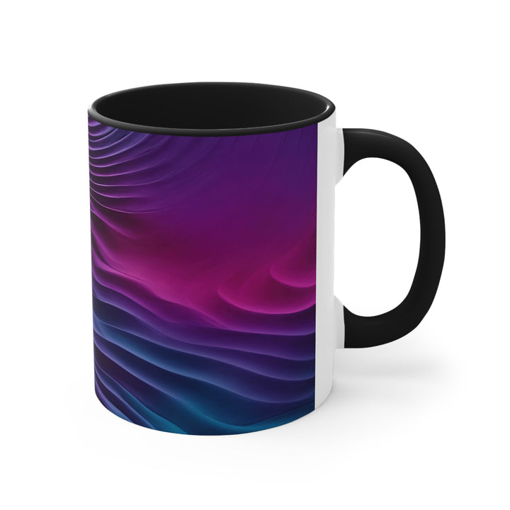 Vibrant Fluid Dynamics - Accent Coffee Mug