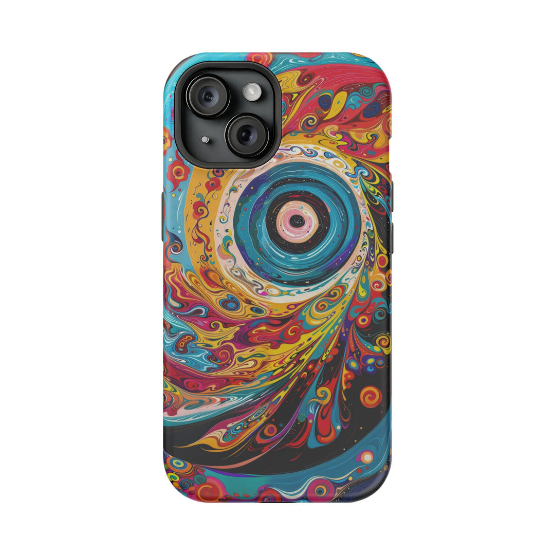 Vibrant Cosmic Swirl - MagSafe Tough Case