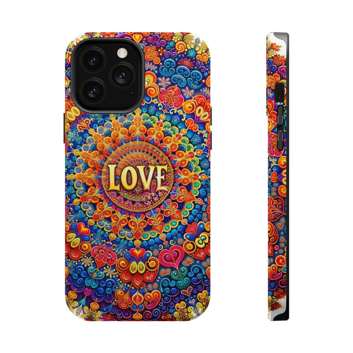 Vibrant Love Mandala - MagSafe Tough Case