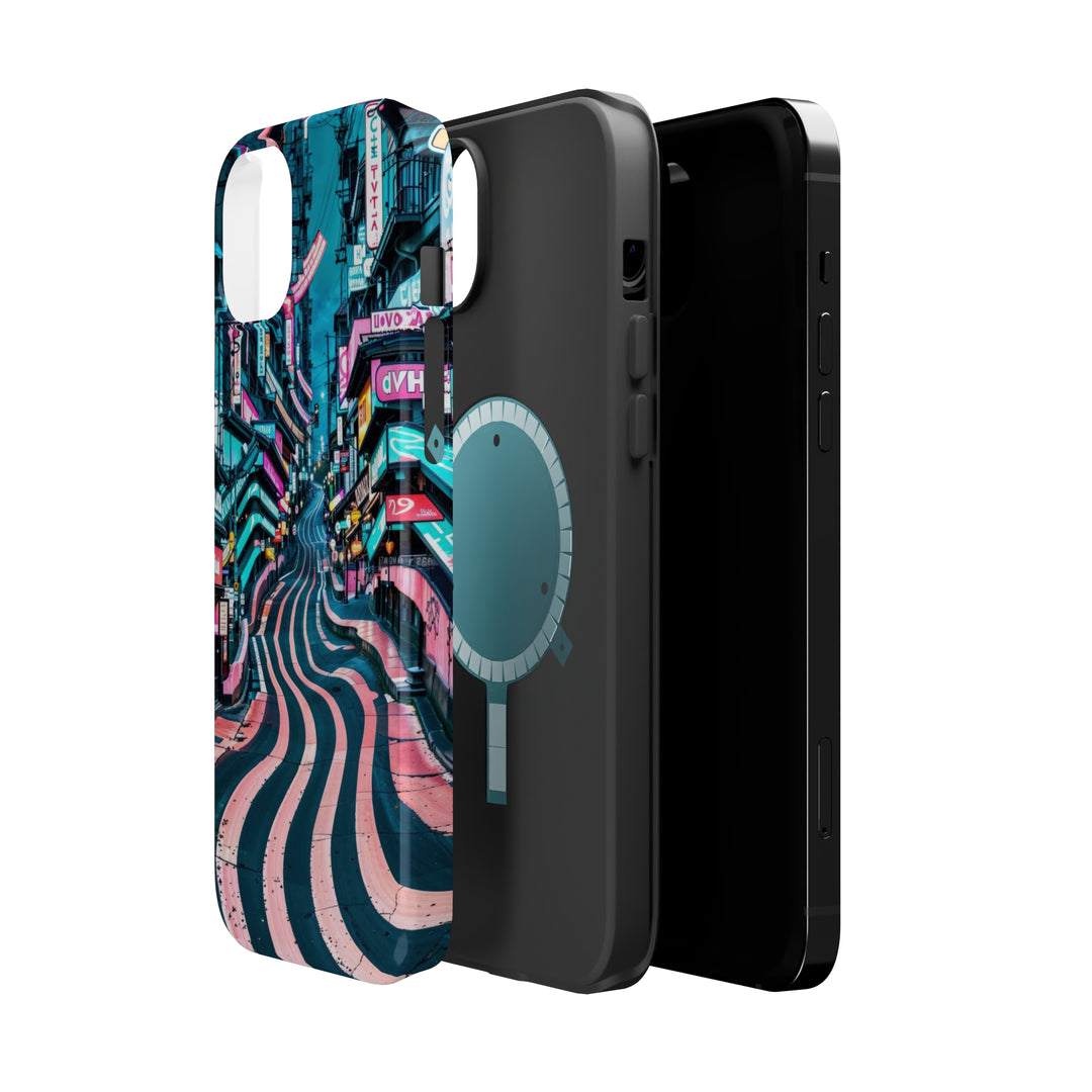 Vibrant Urban Waves - MagSafe Tough Case