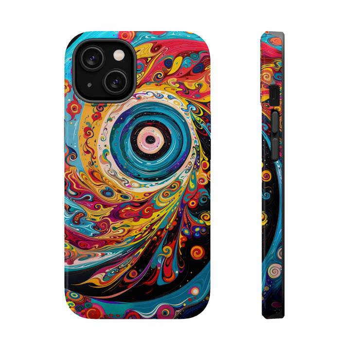 Vibrant Cosmic Swirl - MagSafe Tough Case