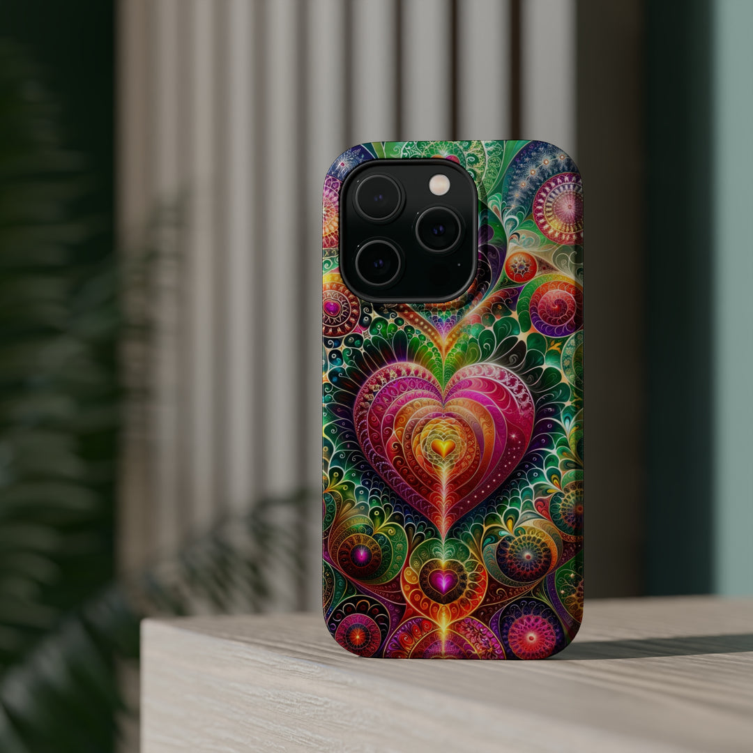 Kaleidoscopic Heart Symphony - MagSafe Tough Case