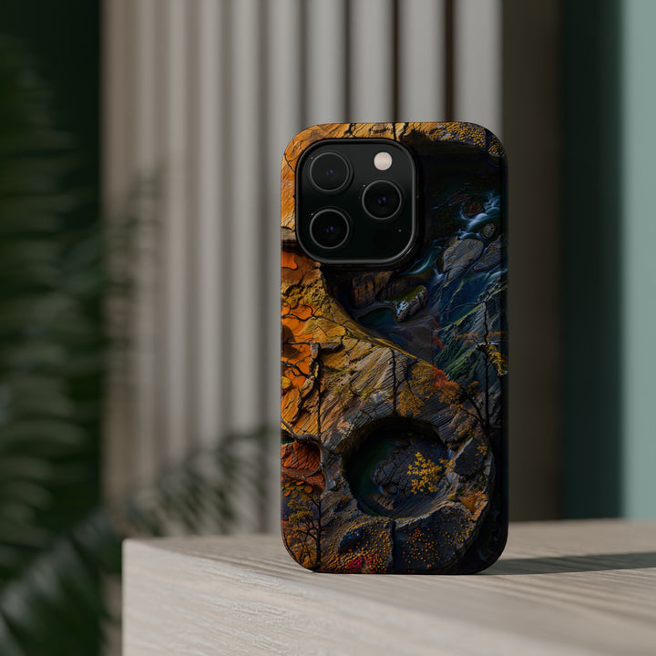 Autumn Geometric Contrast - MagSafe Tough Case