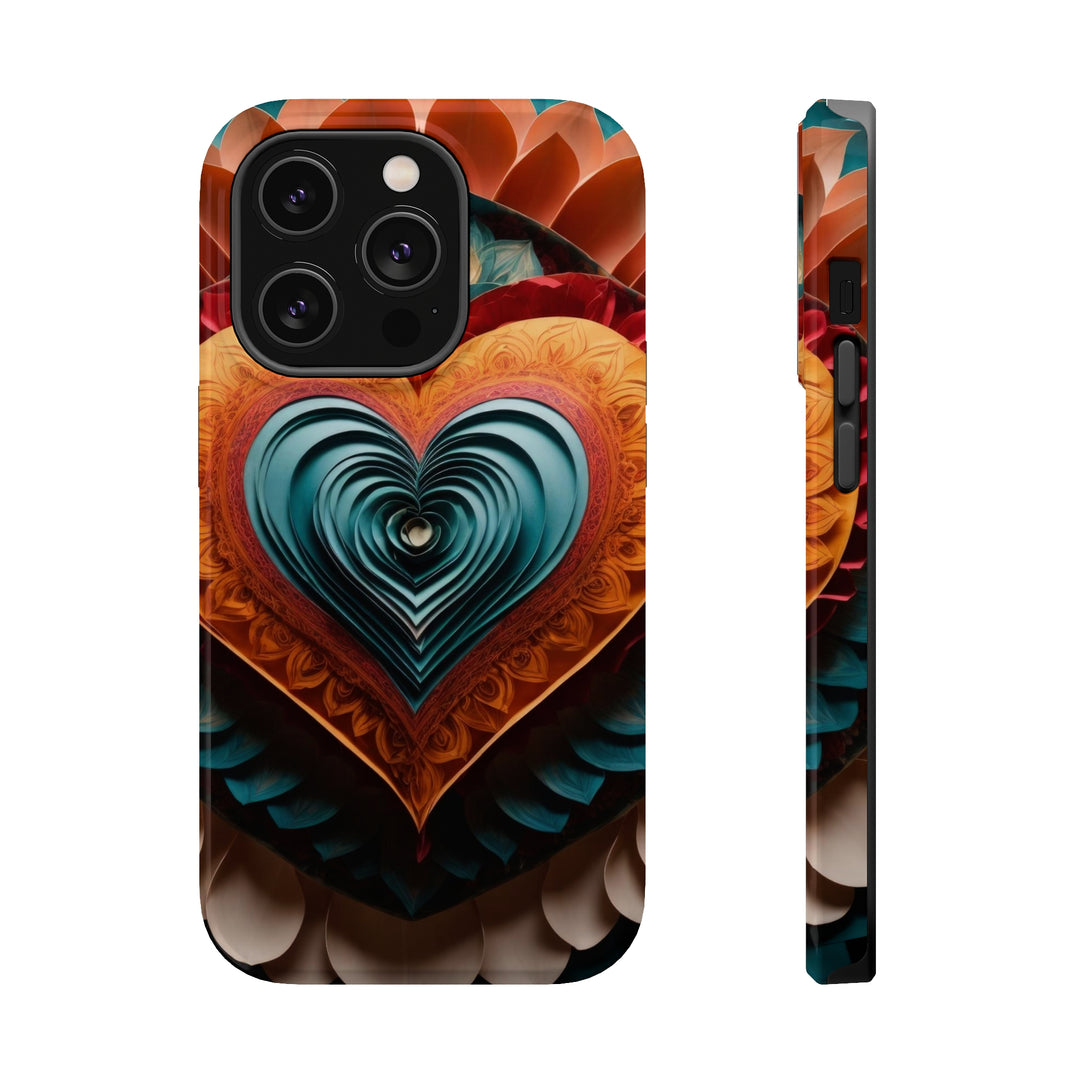 Layered Heart Artwork - MagSafe Tough Case