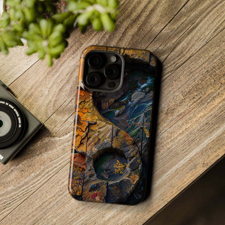 Autumn Geometric Contrast - MagSafe Tough Case