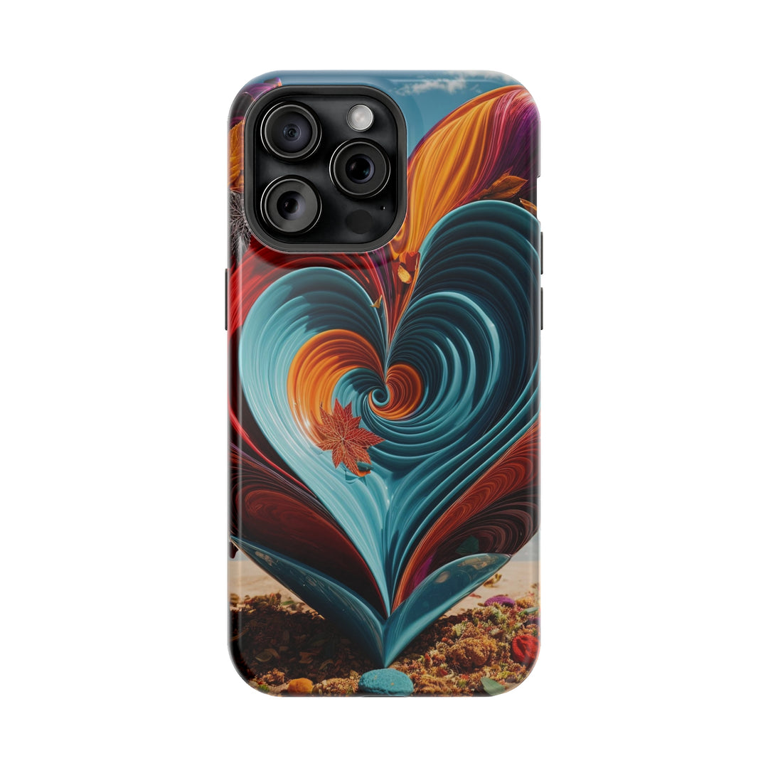 Vibrant Heart Spiral - MagSafe Tough Case