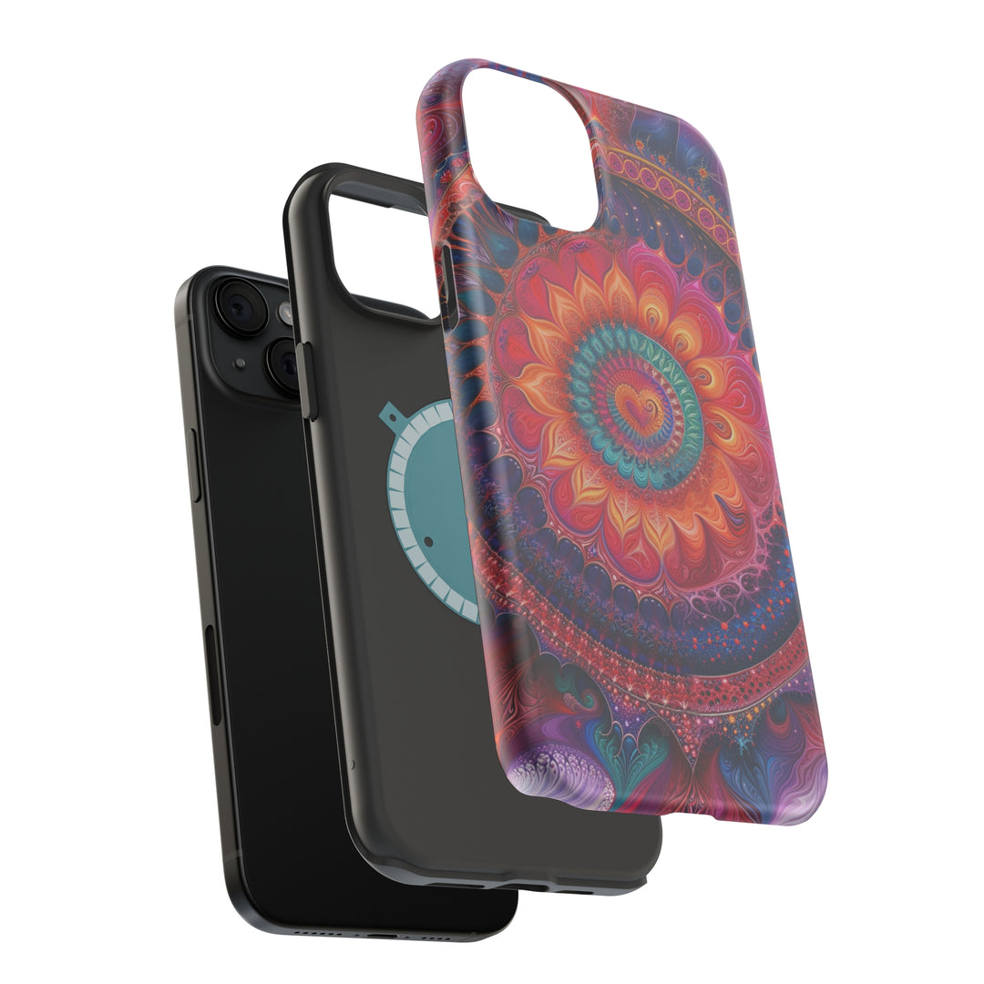 Vibrant Spiral Mandala - MagSafe Tough Case