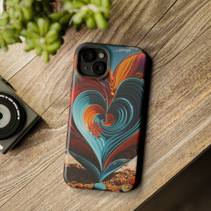 Vibrant Heart Spiral - MagSafe Tough Case