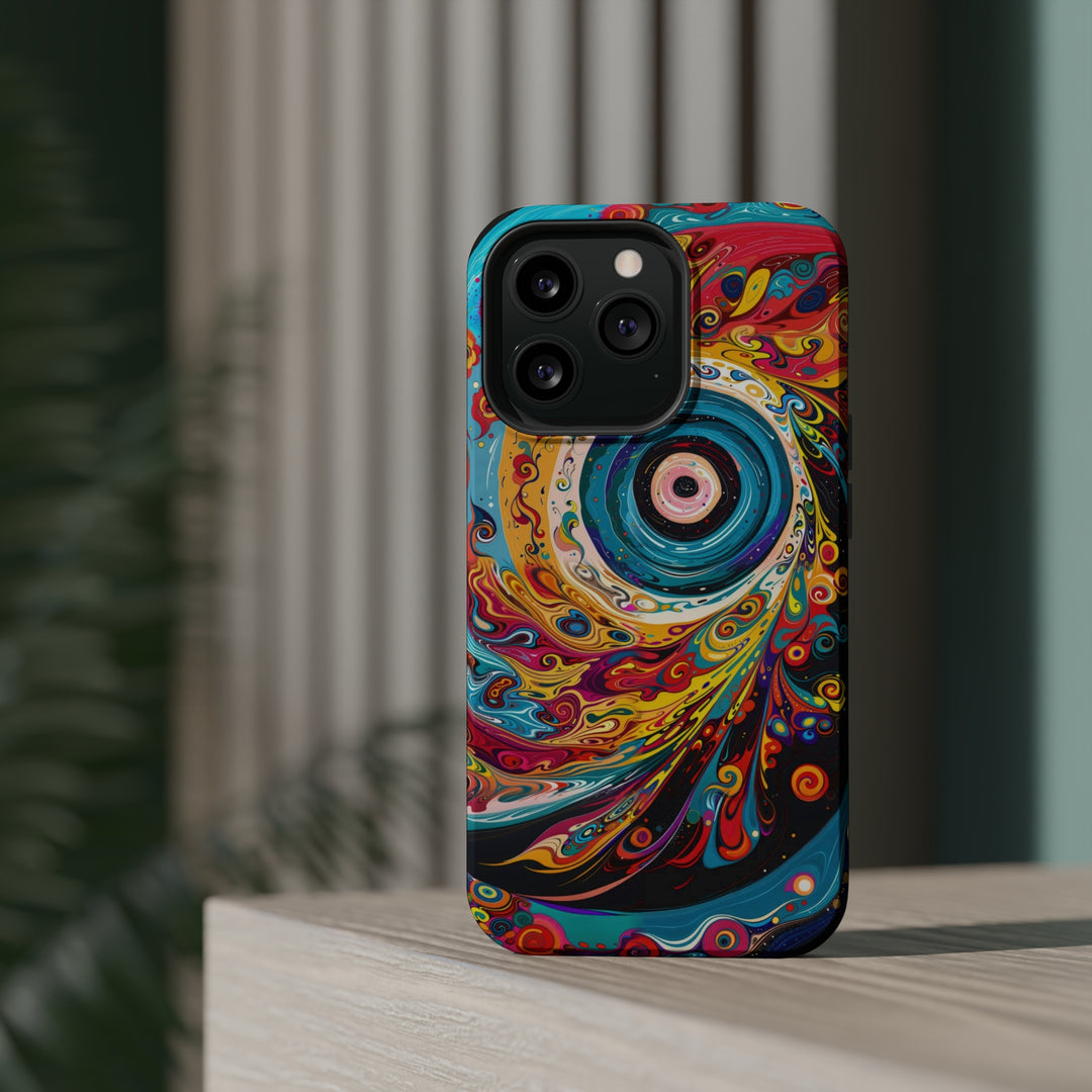 Vibrant Cosmic Swirl - MagSafe Tough Case