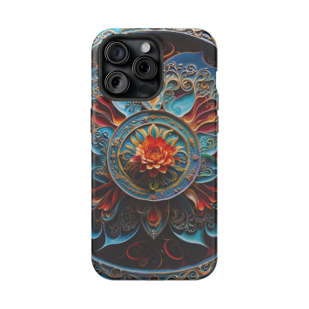 Intricate Floral Mandala - MagSafe Tough Case