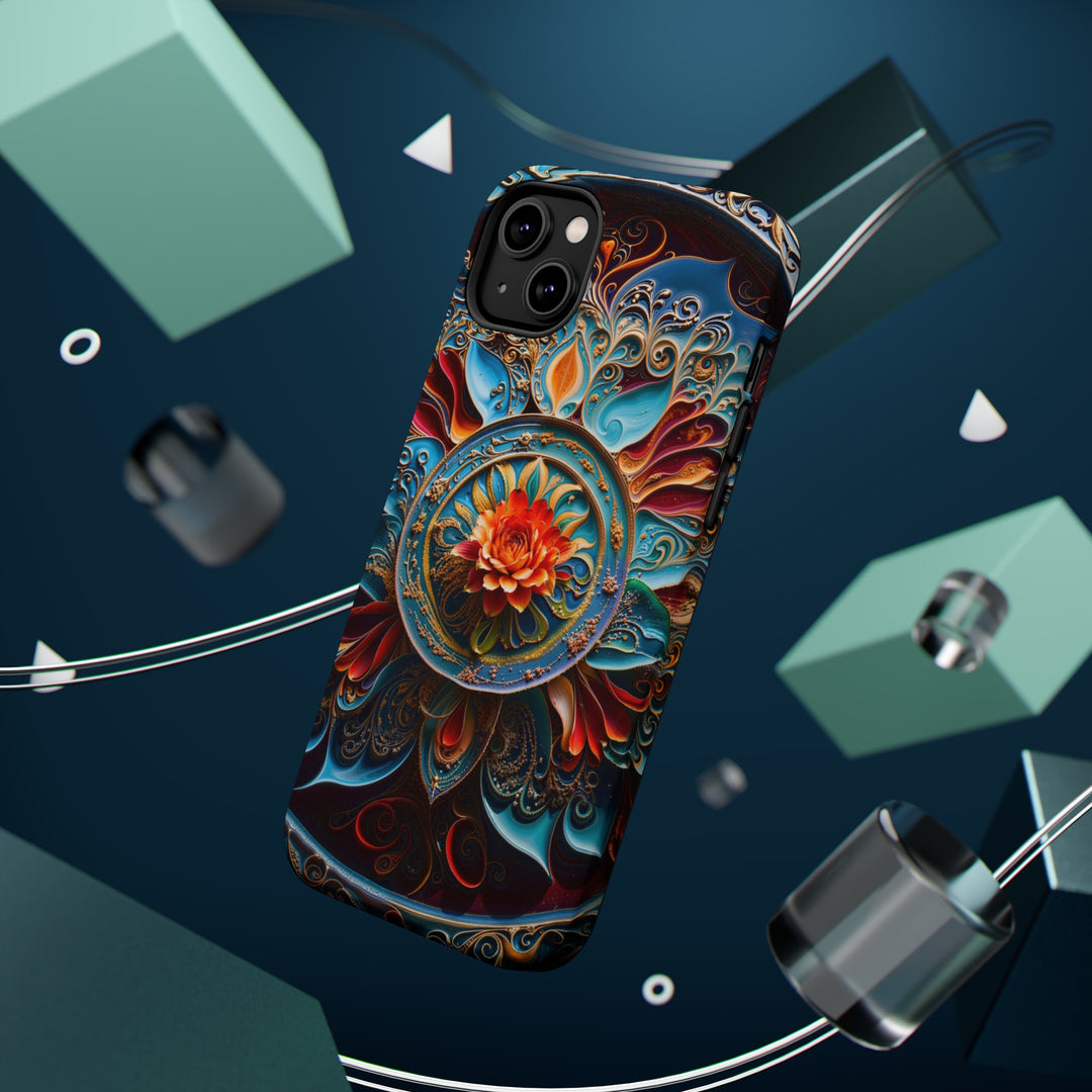 Intricate Floral Mandala - MagSafe Tough Case